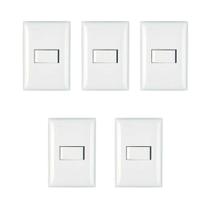 Kit 5 Conjunto 4x2 Interruptor Paralelo M5a03 Thesi Bticino