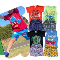 Kit 5 Conjunto Infantil Menino Roupa Verão Tamanho 1 ao 10