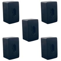 Kit 5 Conjunto Tomada 10a 3 Pinos Sistema X Caixa Sobrepor Kit 5 Conjunto Tomada 10a 3 Pinos Sistema X Caixa Sobrepor