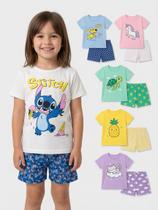 Kit 5 Conjuntos de Verão Infantil Feminino Sortidos Roupas para Meninas Tamanhos Variadas Kit 5 Conjuntos de Verão Infantil Feminino Sortidos Roupas para Meninas Tamanhos Variadas