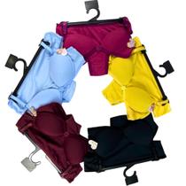 Kit 5 Conjuntos Menina Moça Calcinha E Sutiã Com Bojo Lingerie Infantil Lisa Kit 5 Conjuntos Menina Moça Calcinha E Sutiã Com Bojo Lingerie Infantil Lisa