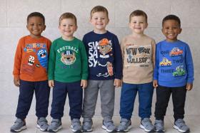 Kit 5 Conjuntos Moletom Infantil Inverno Menino Sem Capuz120