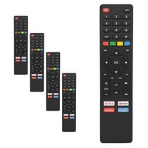 Kit 5 Controle Compatível Multilaser Smart Tv Tl012 30 Tl035