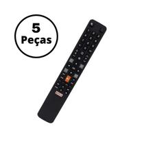 Kit 5 Controle Remoto Compatível Tv Tcl Smart 4k Led Rc802n