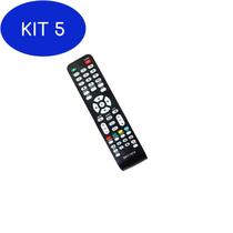 Kit 5 Controle Remoto Gigasat Para Tv Lcd/led Cce Gs-stile