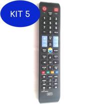 Kit 5 Controle Remoto Mxt Para Tv Smart 3D Samsung Futebol