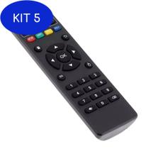 Kit 5 Controle Remoto Smart Tv 4K H96 X96 T95M T95N