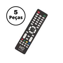 Kit 5 Controle Remoto Tv Hqtv Hq Led Hqtv32hd Hqtv39hd 32''