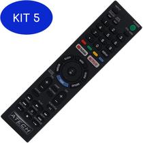 Kit 5 Controle Remoto Tv Lcd Led Sony Rmt-Tx300B Youtube E - Atech eletrônica