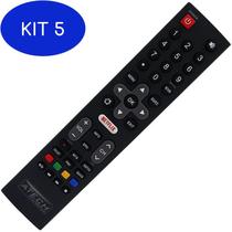 Kit 5 Controle Remoto Tv Led Philco Ptv55U21Dswnc Com - Atech eletrônica