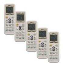Kit 5 Controle Remoto Universal Ar Condicionado Vix 4000em1 Kit 5 Controle Remoto Universal Ar Condicionado Vix 4000em1