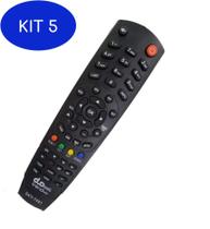 Kit 5 Controle Smart Tv Duo Trend Hd -Sky-7491- - MB