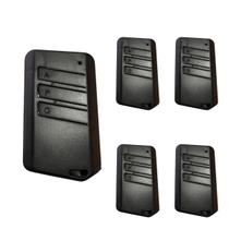 Kit 5 controles ppa cx-8103 tx slim preto p/alarmes 3 botoes