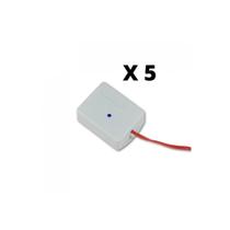 kit 5 Controles Remoto Tx Car Hombrus Farol Alto Portão 433