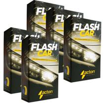 Kit 5 Controles Remoto Tx Flash Car Aciona Por Luz Farol Carro Garagem