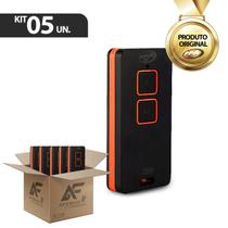 Kit 5 Controles Remotos Ppa Zap 2 Portão Alarme Preto e Laranja Kit 5 Controles Remotos Ppa Zap 2 Portão Alarme Preto e Laranja