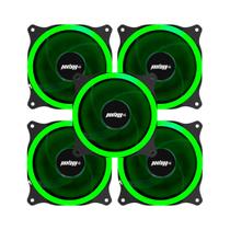 Kit 5 Cooler Fan HQ Reinforced 15 Leds Para Gabinete 120mm Kit 5 Cooler Fan HQ Reinforced 15 Leds Para Gabinete 120mm