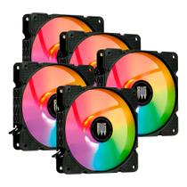 Kit 5 Cooler Fan RGB 120mm para Gabinete Gamer Revenger G-VR339 Kit 5 Cooler Fan RGB 120mm para Gabinete Gamer Revenger G-VR339