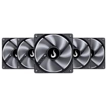 Kit 5 Cooler Fan Rise Mode 120mm 12v Preto - RM-BK-01-FB Kit 5 Cooler Fan Rise Mode 120mm 12v Preto - RM-BK-01-FB