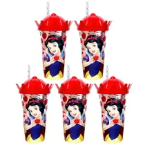 Kit 5 Copo Branca de Neve para Festa Decoração e Lembranças