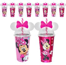 Kit 5 Copo Minnie Decoração Festa Infantil e Lembrancinha