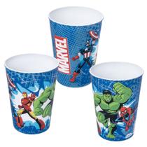 Kit 5 Copos Capitão América para Doces e Lembranças de Festa