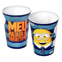 Kit 5 Copos Lembrancinha Decoração De Festa Do Minions 320 Ml Cada