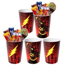 Kit 5 Copos p/ Doces Festa Infantil Aniversário Decoração Lembrança do Flash Kit 5 Copos p/ Doces Festa Infantil Aniversário Decoração Lembrança do Flash