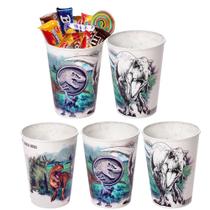 Kit 5 Copos p/ Doces Festa Infantil Dinossauro Jurassic World