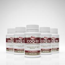 KIT 5 COQ-10 Coenzima Q10 200mg (Vitamina E) Vitafor 60Caps KIT 5 COQ-10 Coenzima Q10 200mg (Vitamina E) Vitafor 60Caps