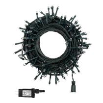 Kit 5 Cordão 300 Leds C/ Função 30m Morno Fio Verde 31V Kit 5 Cordão 300 Leds C/ Função 30m Morno Fio Verde 31V