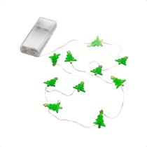Kit 5 Cordão Luminoso Natalino 10 Leds Mini Árvore Taschibra