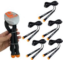 Kit 5 Cordas de Pular em PVC Para Treinar Aeróbico VP1075 vollo