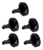 Kit 5 Cornetas Plásticas Longa LC14-25 - Preta