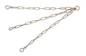 Kit 5 Corrente 44 cm para pendurar xaxim vaso pratos Cuia Kit 5 Corrente 44 cm para pendurar xaxim vaso pratos Cuia