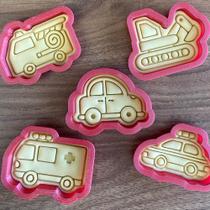 Kit 5 Cortadores Carro Viatura Ambulância Escavadeira