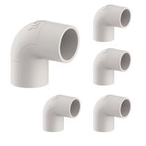 KIT 5 Cotovelo De Inspeção 3/4 Pvc Condulete Eletroduto Br