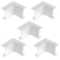 Kit 5 Cotovelo Interno 50x20 Mata junta Branco Pial 29903X Kit 5 Cotovelo Interno 50x20 Mata junta Branco Pial 29903X