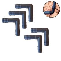 Kit 5 Cotovelo Para Mangueira 1/2 Polegadas Conexão Joelho L 1/2 para jardim horta e irrigação