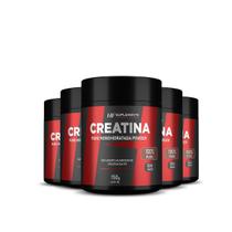 Kit 5 Creatina Em Pó 3G Pura Hf Suplements 150G