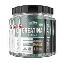 Kit 5 Creatina Gummy Unilife Maça Verde 90 Gomas Kit 5 Creatina Gummy Unilife Maça Verde 90 Gomas