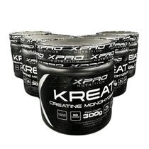 kit 5 creatina monohidratada po 300g Suplemento X-pro Nutrition Sem Sabor 300g - Xpro