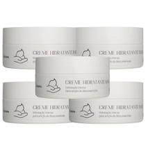 kit 5 Creme Base Neutro Hidratante Via Aroma 150g Base Carreador