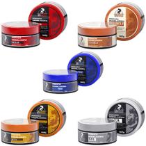 Kit 5 Creme consistente (black, caramelo, teia, incolor e matte) 150g- LGN Barber