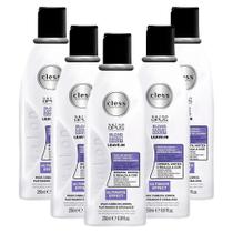 Kit 5 Creme de Pentear Opus Salon Violet Desamarelador Sem Enxágue Brilho Não Resseca os Fios 250ml