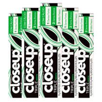 Kit 5 Creme Dental Close Up Triple Menta 70g Kit 5 Creme Dental Close Up Triple Menta 70g
