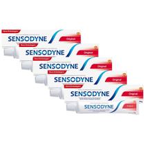 Kit 5 Creme Dental Sensodyne Original para Dentes Sensíveis 90g