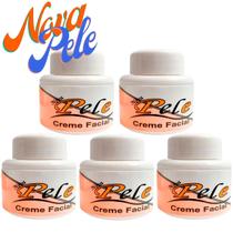 Kit 5 Creme Facial Nova Pele