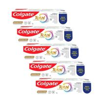 Kit 5 Cremes Dentais Colgate Total Mint Prevenção Ativa 180g Kit 5 Cremes Dentais Colgate Total Mint Prevenção Ativa 180g