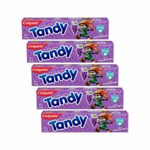 Kit 5 Cremes Dentais Infantis Colgate Tandy Uva Ventura 50g